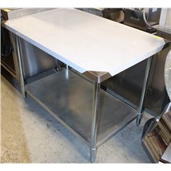 ME-02)S/S WORK TABLE 48"X30"