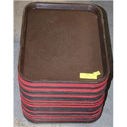 LOT OF 40 TRAYS 13"X16"