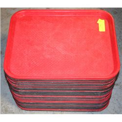 LOT OF 40 TRAYS 13"X16"