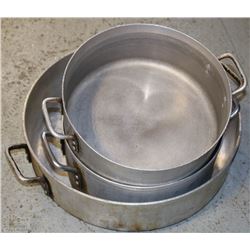 3 LARGE STOVE POTS
