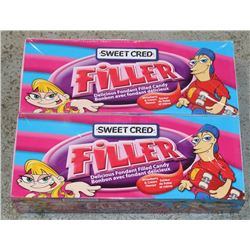 LOT WITH TWO CASES FILLER FONDANT FILLED CANDY