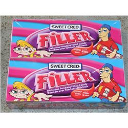 LOT WITH TWO CASES FILLER FONDANT FILLED CANDY