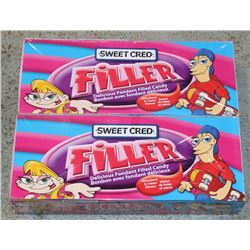 LOT WITH TWO CASES FILLER FONDANT FILLED CANDY