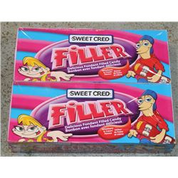 LOT WITH TWO CASES FILLER FONDANT FILLED CANDY