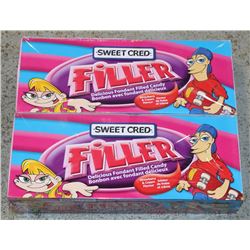 LOT WITH TWO CASES FILLER FONDANT FILLED CANDY