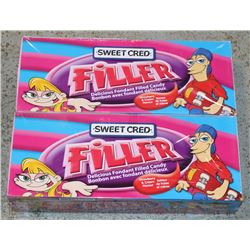 LOT WITH TWO CASES FILLER FONDANT FILLED CANDY