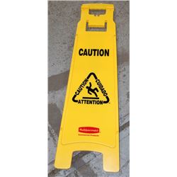 LARGE WET FLOOR CAUTION FOLDING SIGN ON CHOICE