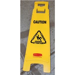 LARGE WET FLOOR CAUTION FOLDING SIGN ON CHOICE