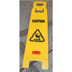 LARGE WET FLOOR CAUTION FOLDING SIGN ON CHOICE