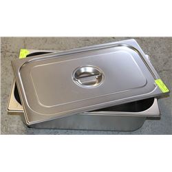 ME-10 S/S 6" DEEP INSERT FULL SIZE W/ LID