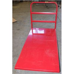 DAYTON 30" X 60" PUSH CART WITH RUBBER WHEELS