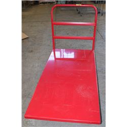 DAYTON 30" X 60" PUSH CART WITH RUBBER WHEELS