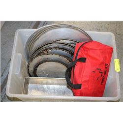 FIRST AID KIT AND SERVING PLATTERS