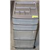 Image 1 : 4 DRAWER PLASTIC STORAGE BOX