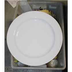 TOTE WITH LAGER GLASS TRAYS