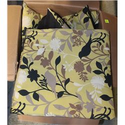 BOX OF SEAT CUSHIONS