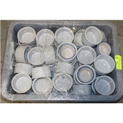 PLASTIC TRAY OF, COFFEE CUPS