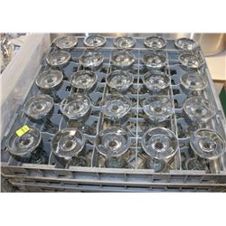 DISHWASHER TRAY WITH 20 MATCHING WINE GLASSES