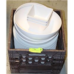 MILK CARTON PLATES & BOWLS