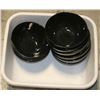 Image 1 : BOX OF BLACK BOWLS