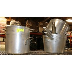 9 PIECES OF POT AND SAUCE PANS