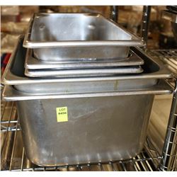 TWO 1/2 SIZE THREE 1/3 SIZE INSERTS