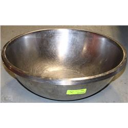 SIX LARGE STEEL BOWLS ON CHOICE