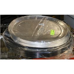 STACK OF SERVING TRAYS