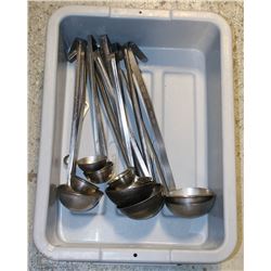 BOX OF SOUP LADLES