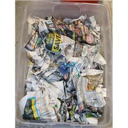 BOX OF ASSORTED WINE GLASSES