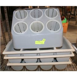 CUTLERY TRAYS AND BINS 4 PCS