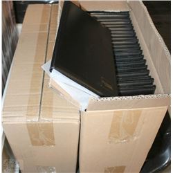 2 BOXES LEATHER BILL FOLDERS