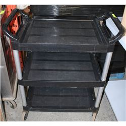 RUBBERMAID BUS CART WITH BIN