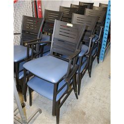 LOT OF 20 METAL AND VINYL CHAIRS
