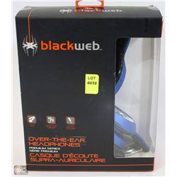 BLACKWEB OVER EAR HEADPHONES