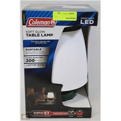 COLEMAN LED SOFT GLOW TABLE LAMP