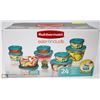Image 1 : RUBBERMAID 24PC CONTAINER SET