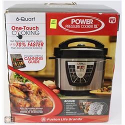 6 QUART POWER PRESSURE COOKER