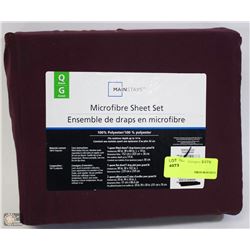 MAINSTAYS MICROFIBER SHEET SET