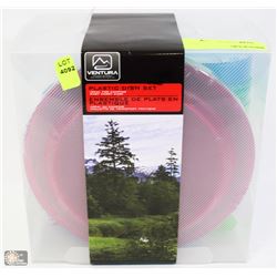 VENTURA PLASTIC DISH SET