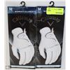 Image 1 : TWO LADIES GOLF GLOVES SIZE MED