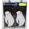 Image 1 : TWO LADIES GOLF GLOVES SIZE MED