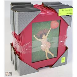 LOT OF 6 PICTURE FRAMES SIZE 5 X 7