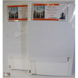 LOT OF 2 WOODEN CHAIR