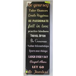 MOTIVATIONAL WALL HANGING