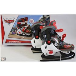 DISNEY ADJUSTABLE BOYS SKATES SIZE JUNIOR 12 TO 2
