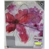 Image 1 : 5 PIECE PINK FLORA PICTURE COLLAGE 16 X 20