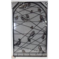 DECORATIVE METAL WALL KEY & NOTE HANGER