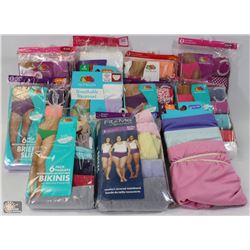 FLAT OF WOMENS UNDERWEAR - ASSORTED SIZES