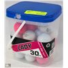 Image 1 : LADY AAA BIN OF 30 GOLF BALLS
